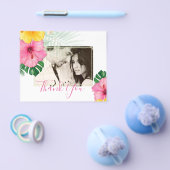 Tropical Paradise Beach Hochzeit pulsierende Flora Flyer (Einzeln)