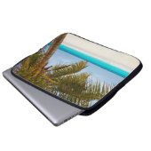 Tropical Paradise Beach Laptopschutzhülle (Vorne Knopf)