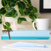 Tropical Paradise Beach Namensplakette