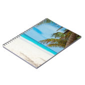 Tropical Paradise Beach Notizblock (Linke Seite)