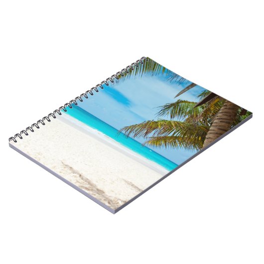 Tropical Paradise Beach Notizblock (Linke Seite)