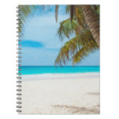Tropical Paradise Beach Notizblock (Vorderseite)