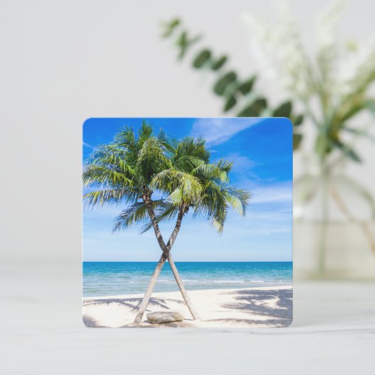 Tropical Paradise Beach Palm Destiny Destiny's (Stehend Vorderseite)