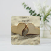 Tropical Paradise Beach Palm Destiny Destiny's Einladung (Stehend Vorderseite)