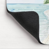 Tropical Paradise Beach Palm Trees Mousepad (Ecke)