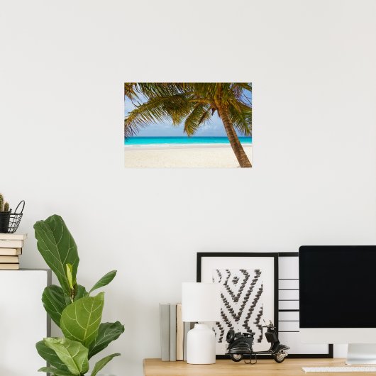Tropical Paradise Beach Poster (Heimbüro)