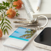 Tropical Paradise Beach Schlüsselanhänger (Vorderseite rechts)