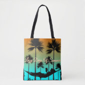Tropical Paradise Beach Style Tote Bag Tasche (Vorderseite)