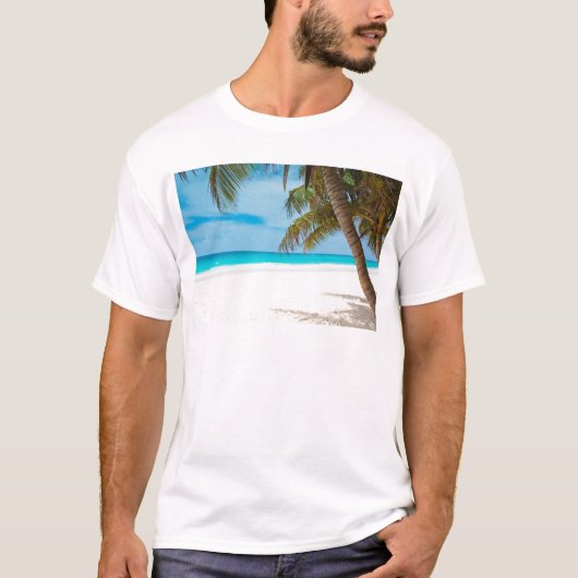 Tropical Paradise Beach T-Shirt (Vorderseite)