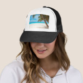Tropical Paradise Beach Truckerkappe (Beispiel)