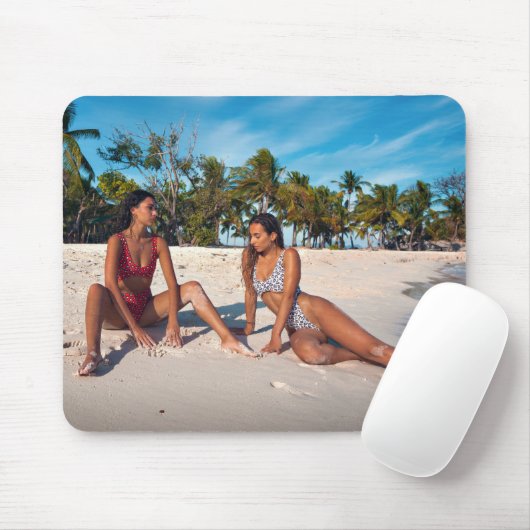 Tropical Paradise Bikini Mousepad (Mit Mouse)