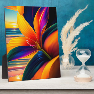 Tropical Paradise Blume Filmtabletten Kunst Fotoplatte