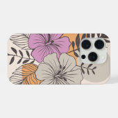 Tropical Paradise Botanical Art, Boho Wall Art iPhone Hülle (Rückseite (Horizontal))