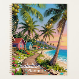 Tropical Paradise Coastal Seaside Cottage Ocean  Planer