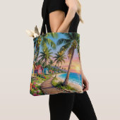 Tropical Paradise Coastal Seaside Cottage Ocean  Tasche (Von Nahem)