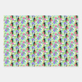 Tropical Paradise Foliage Exotic Toucan Bird Geschenkpapier Set (Vorderseite 3)