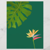 Tropical Paradise Green Blank (Rückseite)