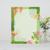 Tropical Paradise Green Blank (Stehend Vorderseite)