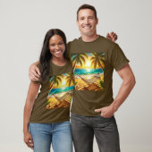 Tropical Paradise Hammock Retreat T-Shirt (Unisex)
