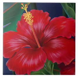 Tropical Paradise Hawaiian Hibiskus Tiles & Trivet Fliese