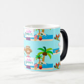 Tropical Paradise Kitchenware Verwandlungstasse (VorderseiteRechts)