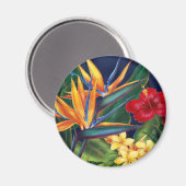 Tropical Paradise Magnet (Vorderseite/Rückseite)