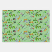 Tropical Paradise Mustertrio Geschenkpapier Set (Vorderseite 3)