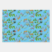 Tropical Paradise Mustertrio Geschenkpapier Set (Vorderseite 2)