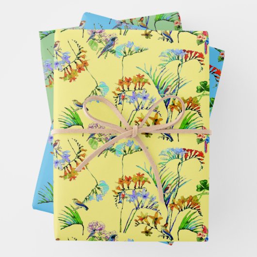 Tropical Paradise Mustertrio Geschenkpapier Set (Beispiel)