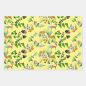 Tropical Paradise Mustertrio Geschenkpapier Set (Vorderseite)