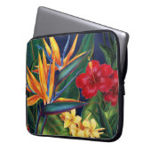 Tropical Paradise Neoprene Wetsuit Laptopschutzhülle (Vorderseite Links)