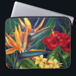 Tropical Paradise Neoprene Wetsuit Laptopschutzhülle<br><div class="desc">Dieses originale Digitalbild des renommierten Illustrators Jeff Fillbach ist eine Explosion der Farbenpracht einiger der schönsten Blume der Natur. Mit einer Vielzahl von Paradiesvögeln, Plumerien und Hibisken werden die Gegenstände unserer Kollektion Tropical Paradise Ihren Geist stärken und Ihre Träume wecken. Erleben Sie das Paradies auf Ihrer Zuhause oder in Ihrem...</div>