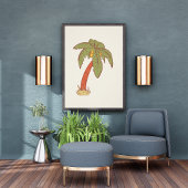 Tropical Paradise Palm Tree Fotodruck