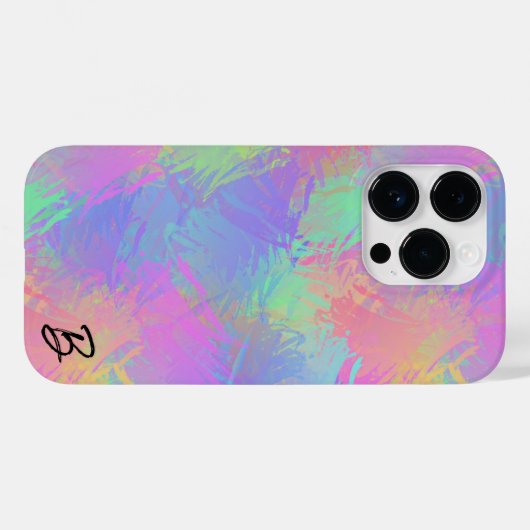 Tropical Paradise Personalisiert Phone Case (Rückseite (Horizontal))