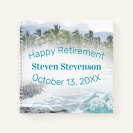 Tropical Paradise Retirement Gästebuch Notizblock