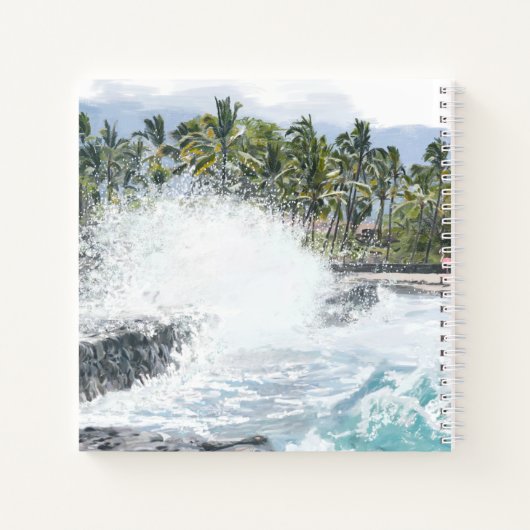 Tropical Paradise Retirement Gästebuch Notizblock (Rückseite)