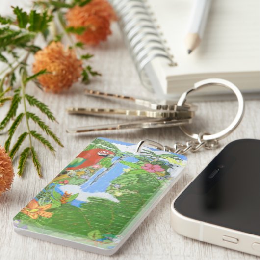 Tropical Paradise Schlüsselanhänger (Vorderseite rechts)