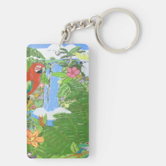 Tropical Paradise Schlüsselanhänger (Rückseite)