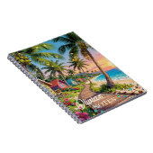 Tropical Paradise Seaside Cottage Personalized Notizblock (Rechte Seite)