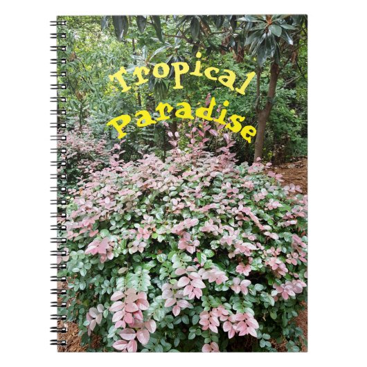 Tropical Paradise Spiral Notebook Notizblock (Vorderseite)