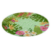 Tropical Paradise Sweet Zuhause Schneidebrett (Ecke)