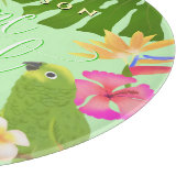 Tropical Paradise Sweet Zuhause Schneidebrett (Ecke)