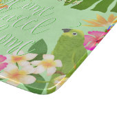 Tropical Paradise Sweet Zuhause Schneidebrett (Ecke)