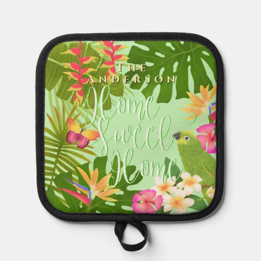 Tropical Paradise Sweet Zuhause Topflappen (Vorderseite)