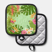 Tropical Paradise Sweet Zuhause Topflappen (Vorderseite/Rückseite)