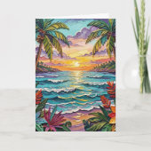 Tropical Paradise | Thinking of You Karte (Vorderseite)