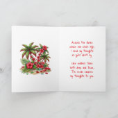 Tropical Paradise | Thinking of You Karte (Innenseite)