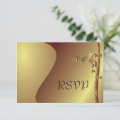 Tropical Paradise UAWG Wedding Einladung (Stehend Vorderseite)