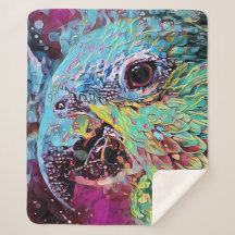 Tropical Parrot Abstract Design