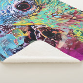 Tropical Parrot Abstract Design Sherpadecke (3/4)